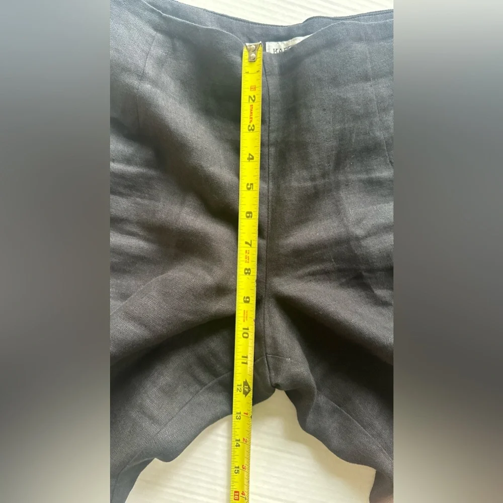 Linen 100% Women’s Pants‎ Size 10 High-Rise Lined Karen Warren
